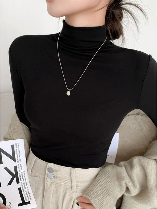 Long Sleeve Long Sleeve Women's Elegant Casual Work T-Shirt